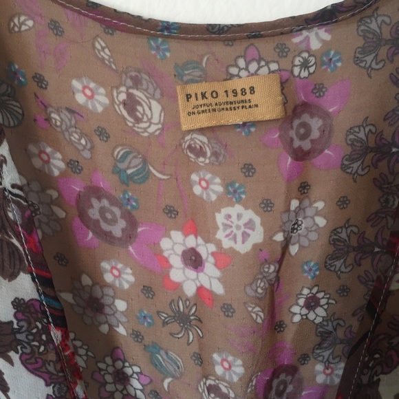 PIKO 1988 Boho Chic Chiffon Dress - Picture 3 of 5